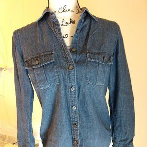 J Crew Denim Perfect Shirt